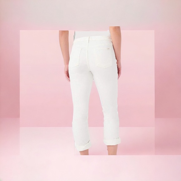 NWT White 7 for all mankind Jen7 sz 12 white jeans - Picture 2 of 2